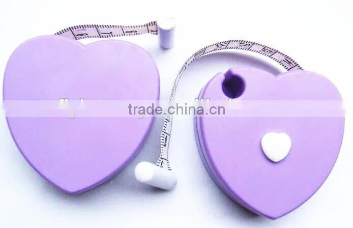 Childresn Novelty cookie design wholesale measuring tape cartoon tape poratble ruler with keychain