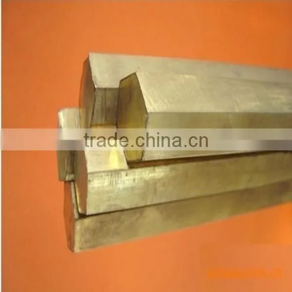 brass hexagonal profile rod