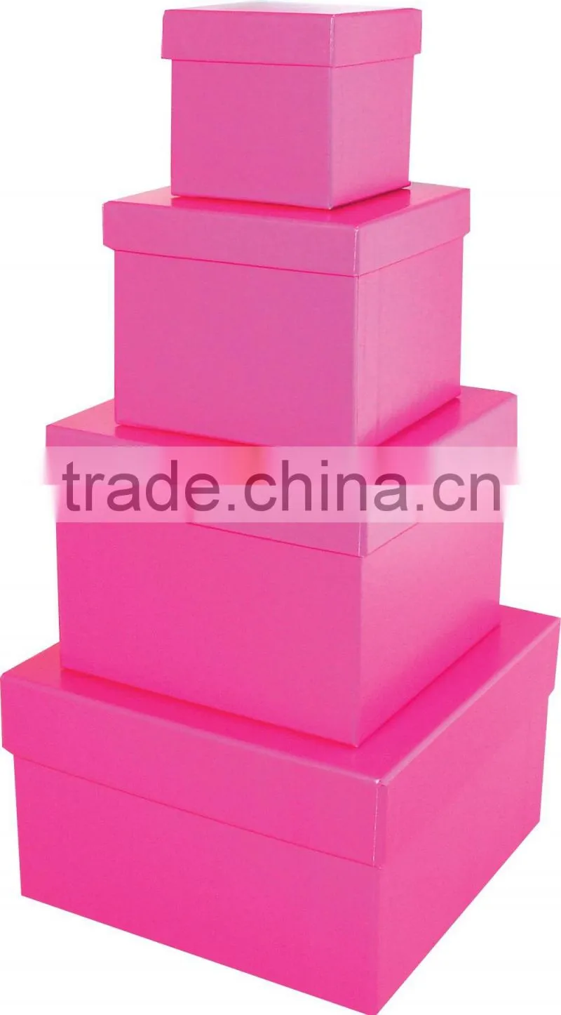 Gift Jewelry Box In Box Multi Layers 4 In 1 Set Square For Lover