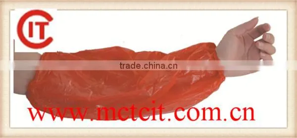 PE Sleeve Cover/disposable arm cover/disposable plastic arm covers with High Quality