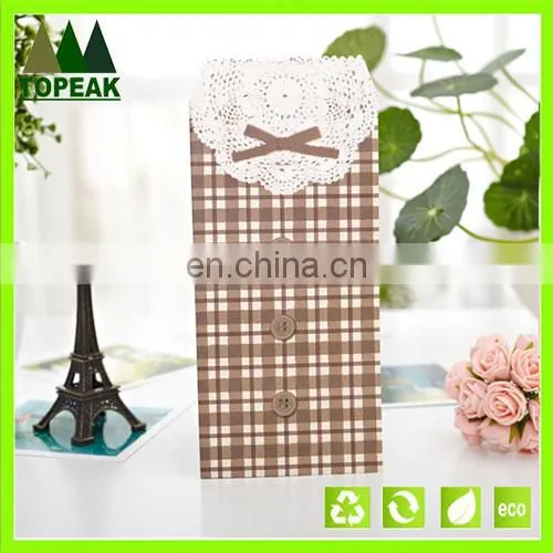 Topeak high quality colorful paper envelope printed with best selling