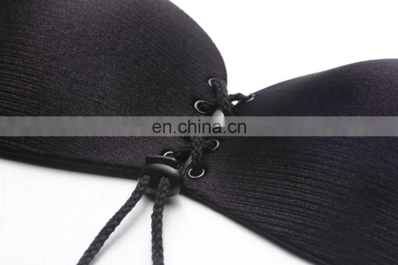 Front Closure Self-Adhesive increase cleavage biological glue Silicone Seamless Strapless sticky Invisible Push up fly Bra 2017