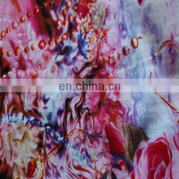 100% rayon printing fabric for dress