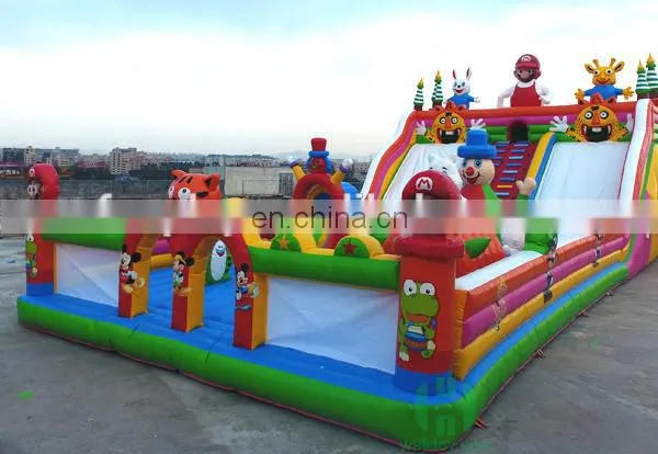 super mario import from china inflatable park amusement park decoration games
