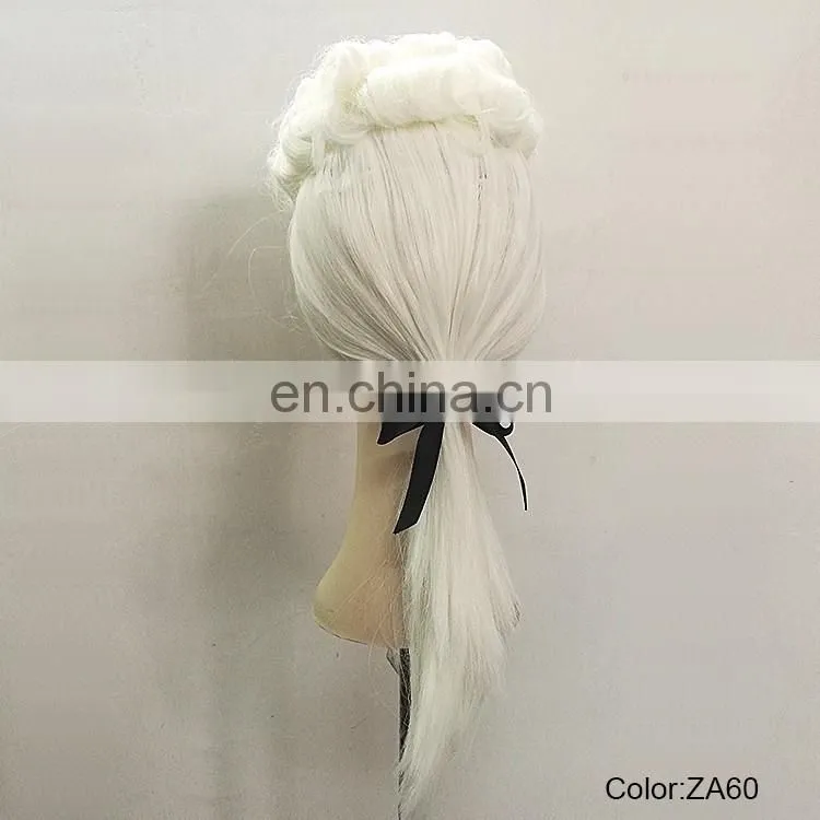 Party wigs Baroque period Noble gentleman wigs MW-004