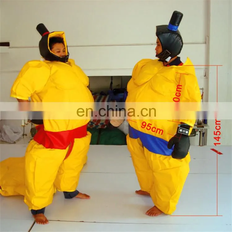 Factory direct price inflatable sumo wresutling suits for teenage