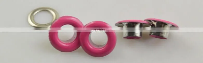For shoe wholesale colored pink grommets
