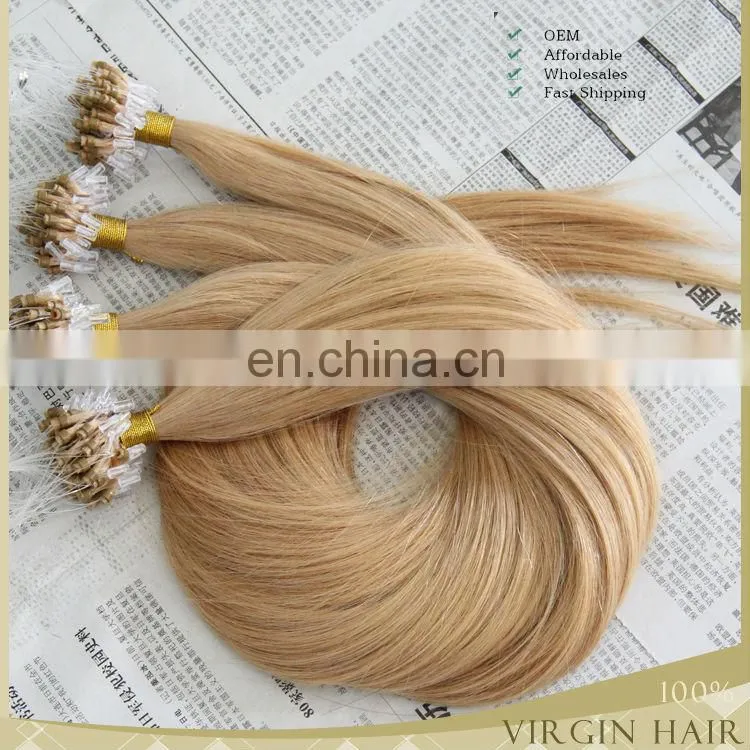 double drawn human hair Indian cheap 2g micro loop hair Keratin hair