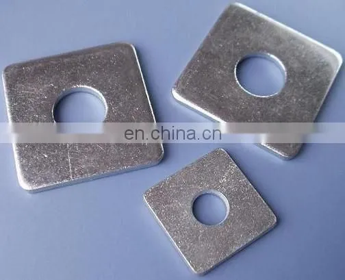 hot sale galvanized carbon steel Q235 Square bent Washers
