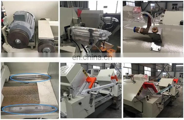 Double head 45 degree cutting machine for aluminum profiles