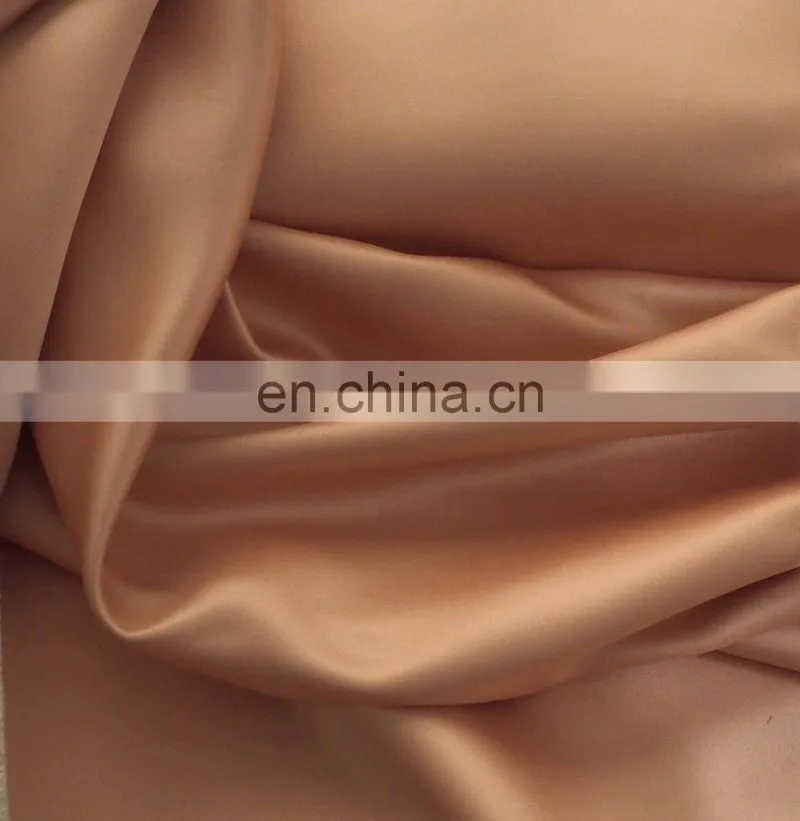 Chinese hot sale 100% polyester heavy satin for dresses
