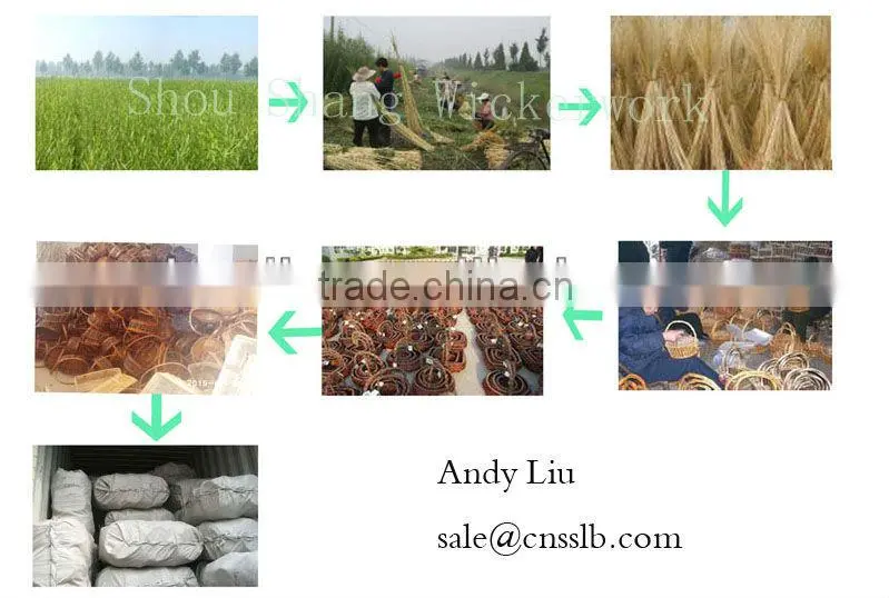 Wicker Garden Basket/ Willow Garden Basket