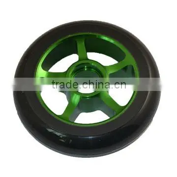 forged PU110mm steel scooter wheels with ABEC-9 bearings