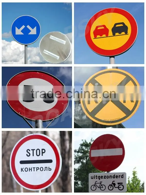 Reflective Aluminum Road Name Sign Traffic Marker