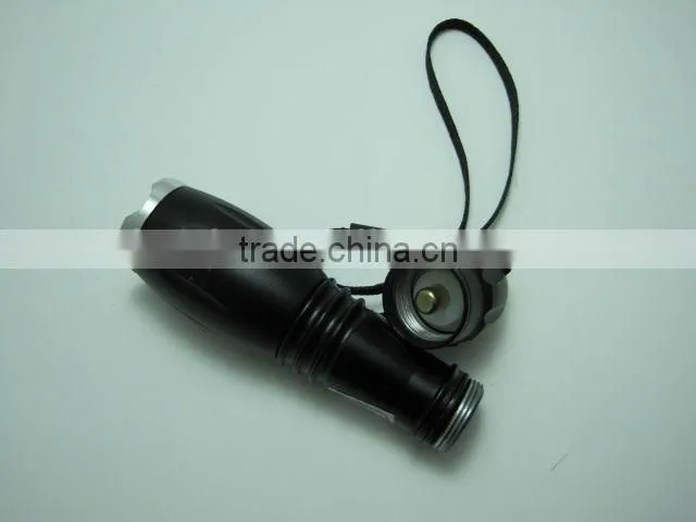 power light mini led torch adjustable focus led flashlight
