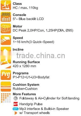 Home Designed Treadmilll TM2142C Hot Sale