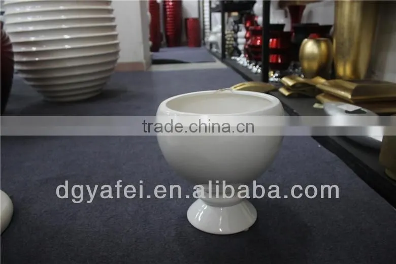 artificial fiberglass flower pots stand designs