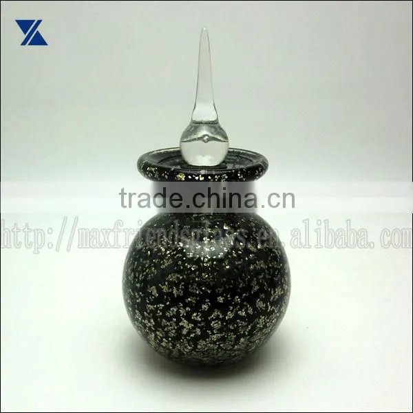 175ml large black glass perfume bottle