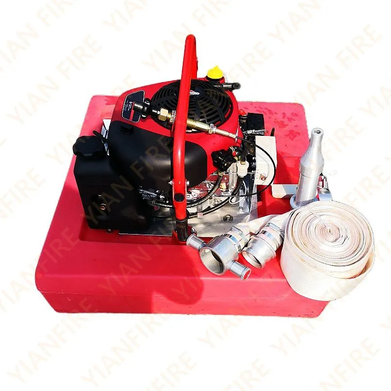 yafirefighting portable floating pump set with American brand engine and John Morris coupling