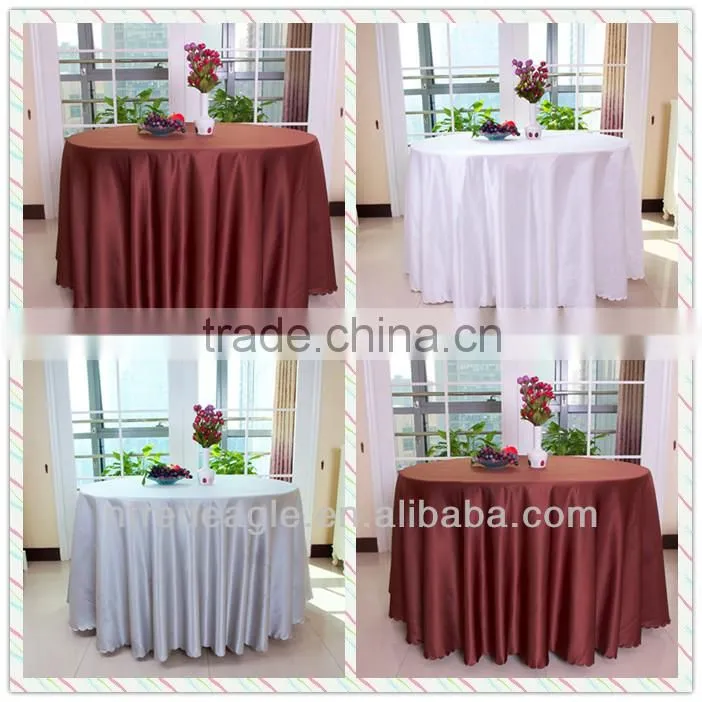 Round table cloth/wedding table cloth/hotel table cloth