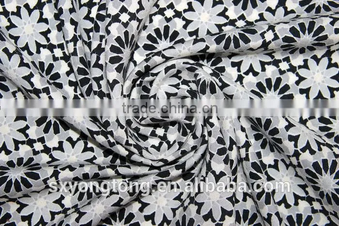 Fashion Style Print Fabric for rayon dresses