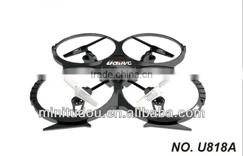 U818A rc brushless motor quadcopter 2.4Ghz 4CH 6 axis Camera RC Quad Copter