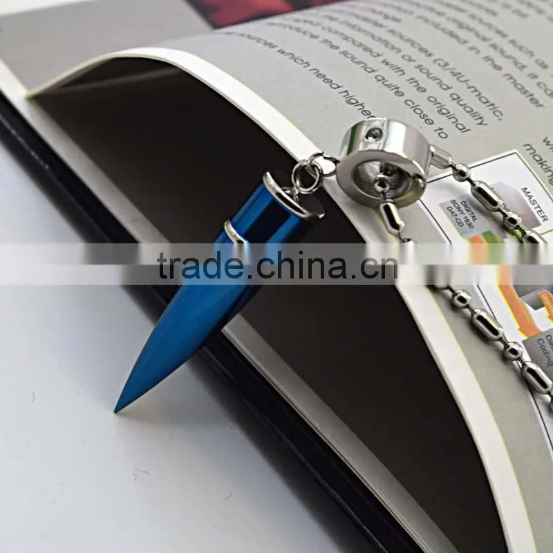 China Jewelry Wholesale Hand Made Jewelry Pen Head Steel Pendants