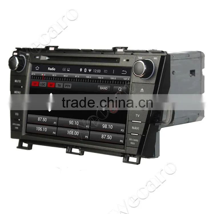 Wecaro WC-TP8004R Android 4.4.4 car stereo 2 din for toyota prius radio radio gps 1080p 2009-2014