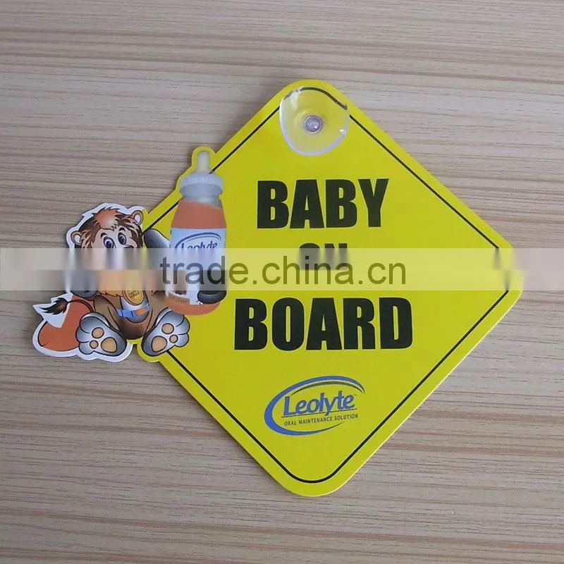 Warning Sticker Baby Biker on Board