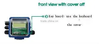 smart wireless plastic portable ultrasonic fuel consumption flowmeter