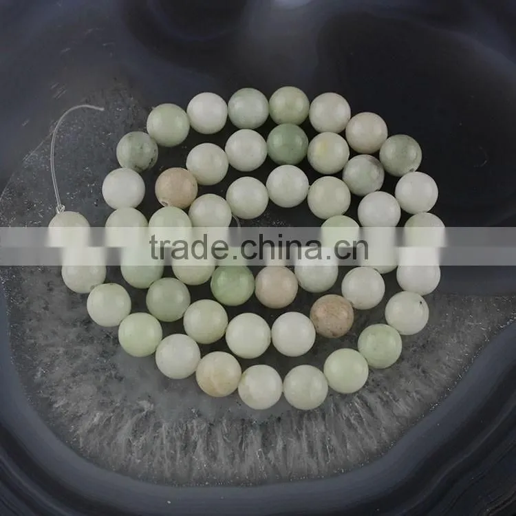 YJ1125-2 Wholesale Dark red Round Dyed Jade Stone Beads for jewelry making