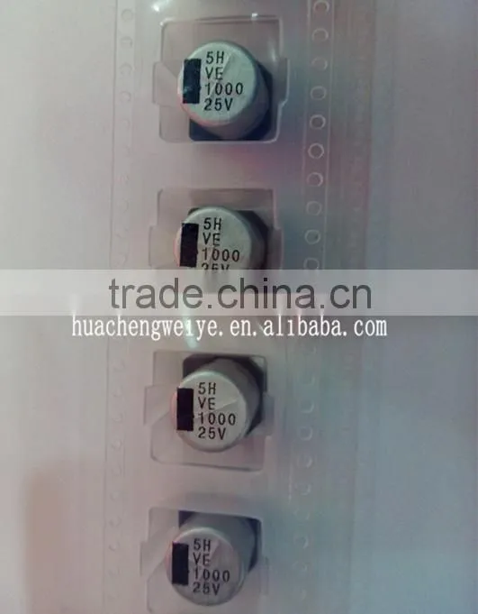 SMD Aluminum electrolytic Capacitors 1000UF 25V 12.5*13.5