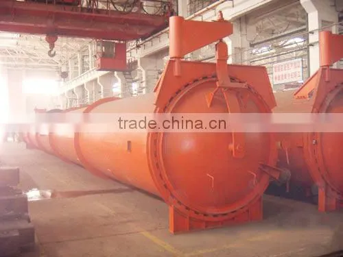 Best quality industrial automatic customized steam autoclave for rubber vulcanization