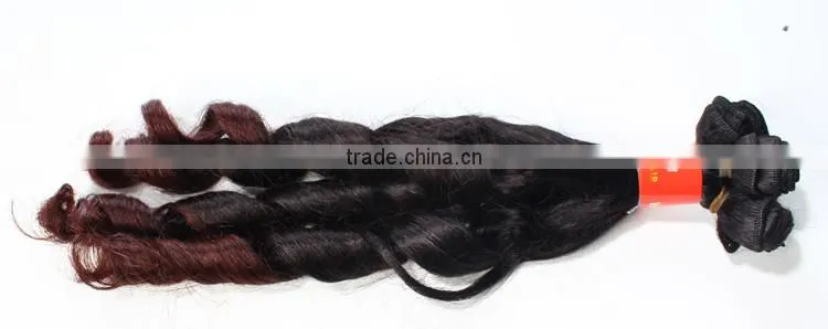 OEM manufacture SPRIAL CURL 100% virgin peruvian human hair