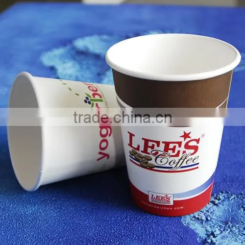 Food Grade 6oz Hot Paper Coffe Cup Wholesale With LOGO