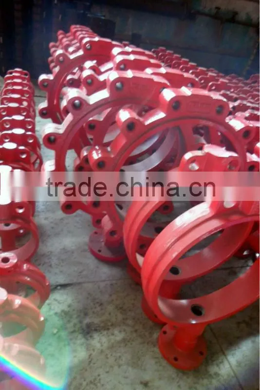 cast iron butterfly valve bare shaft