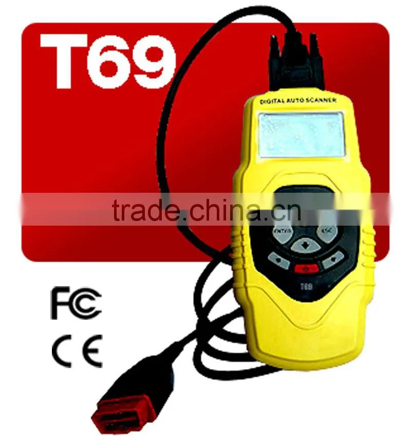 OBD2/EOBD JOBD ECU car programming tool/auto scanner T69-5 languages,support live data graph and data print out