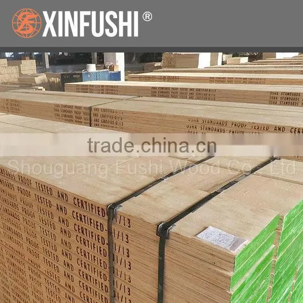 LVL Scaffolding board with OSHA certificate