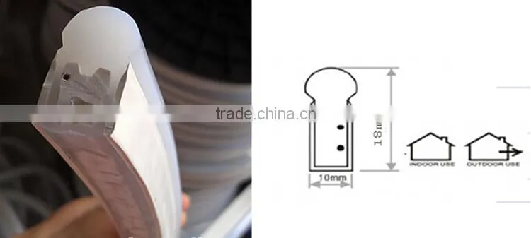 Environmentally friendly led neon rope lights