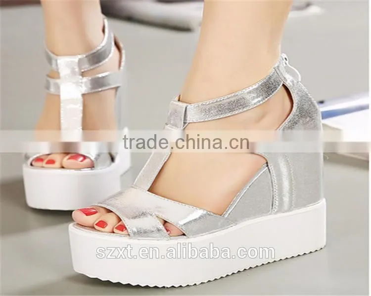  women sandals 2016 Korean high heels sexy