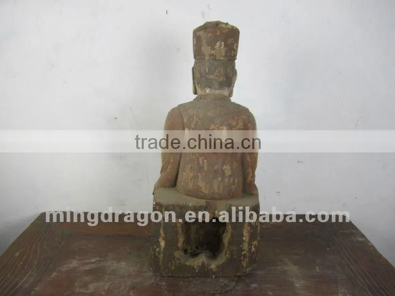 chinese antique furniture wood buddha