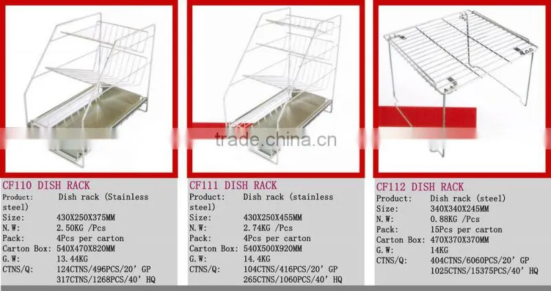 CF117 kitchen cabinet organizer dish rack, kitchen storage holder
