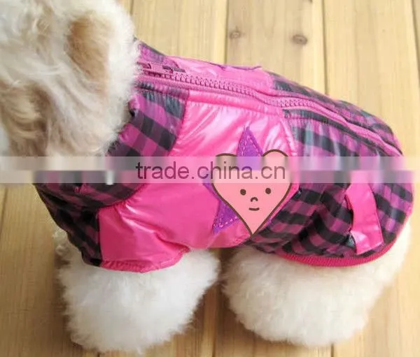 winter padded pet clothes