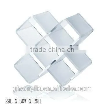 GH-RZ266 Factory direct sale OEM wine display racks,laser cutting and glue