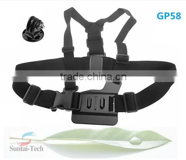 Gopros accessories bundle go pro chest band with tripod mount for Go Pro Heros 4 3+/3/2/1 GP58