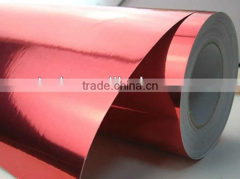 Colored Chrome mirror Car Body Sticker,Chrome Stickers For Cars1.52*30m