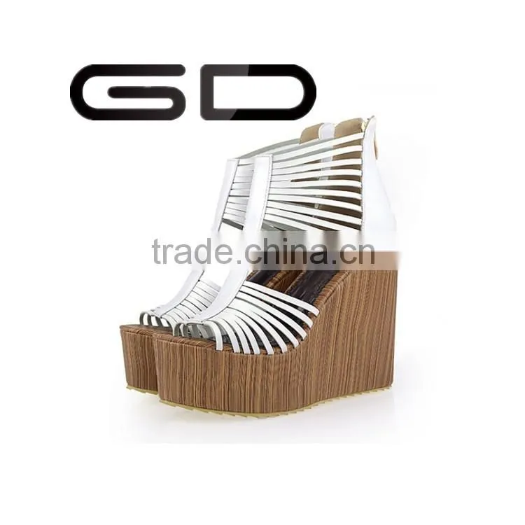 GDSHOE fashion wedges high heel sandals roman gladiator sandals for wholesale