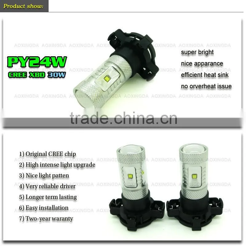 Automotive LED bulb PY24W 30W LED turn signal light