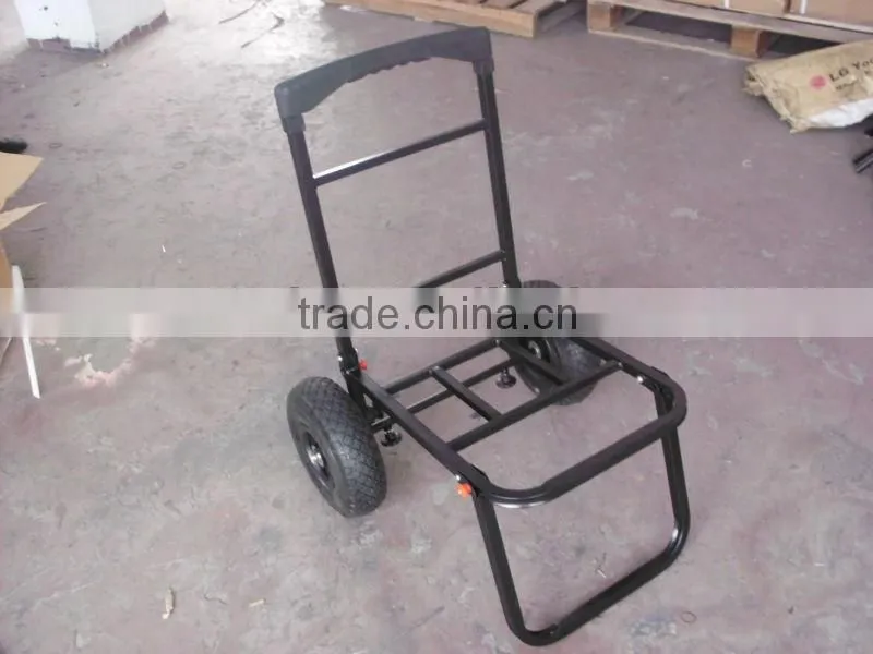 Metal foldable fishing trolley