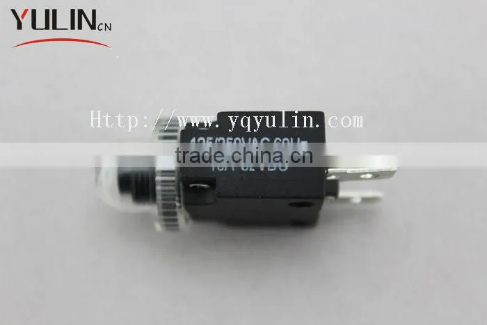100pcs/lot 10A 32Vdc Current overload protector switch circuit breaker